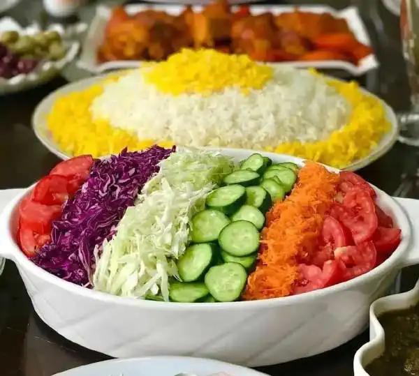 تزیین چند مدل سالاد + تزیین چند مدل سالاد با دیزاین های خلاقانه