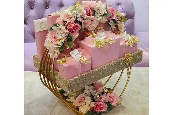 تزیین خنچه عروس + ایده های خلاقانه و فوق العاده لاکچری برای تزیین خنچه عروس