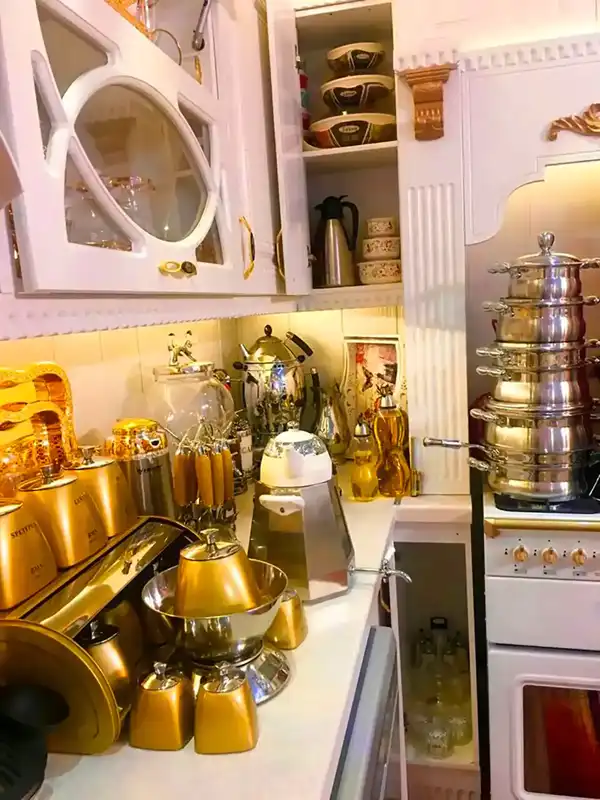 تزیین وسایل جهاز عروس + تزیین وسایل جهاز عروس با هماهنگی رنگ‌ها و مدل‌ها