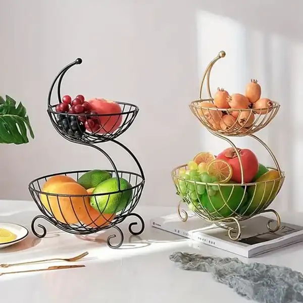 ظرف میوه خوری شیک + میز پذیرایی متفاوت و لوکس با ظرف میوه خوری شیک