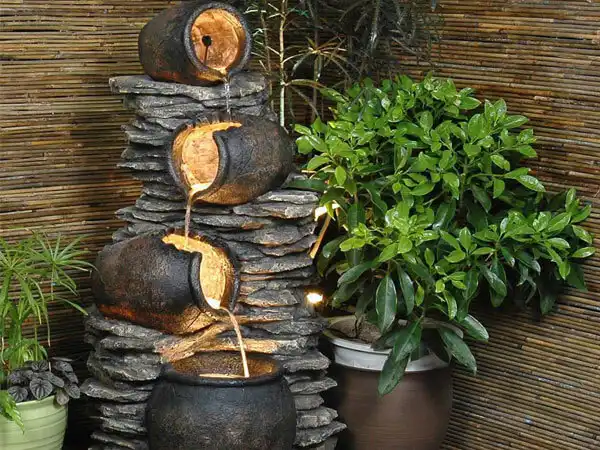عکس آبنما خانگی + عکس آبنما خانگی با طراحی لاکچری،طبیعی و منحصربفرد