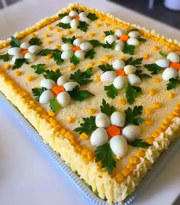 مدل سالاد الویه تزیین + مدل سالاد الویه تزیین با روشهای خلاقانه و آسان