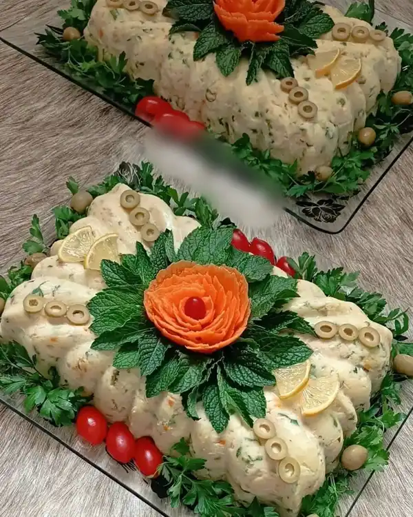 مدل سالاد الویه تزیین + مدل سالاد الویه تزیین با روشهای خلاقانه و آسان