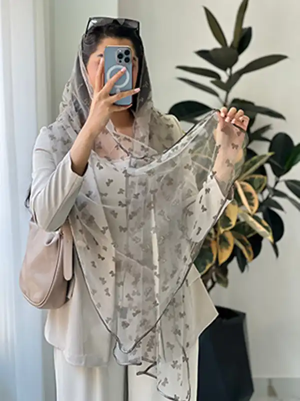 مدل شال مجلسی شیک + استایل شیکو خاص پسند با مدل شال مجلسی شیک