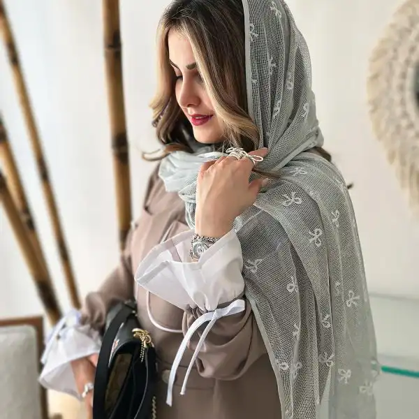 مدل شال مجلسی شیک + استایل شیکو خاص پسند با مدل شال مجلسی شیک