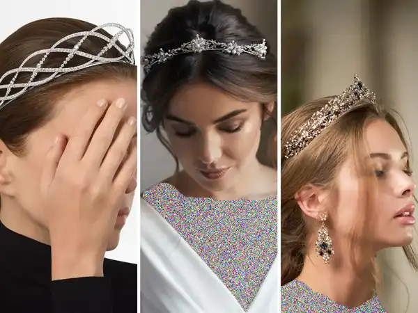 تاج عروس ساده و شیک + تاج عروس ساده و شیک و چشم نواز و زیبا