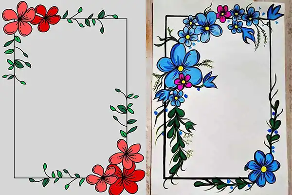تزیین برگه آچار با مداد رنگی آسان + ایده‌ خلاقانه و ساده تزیین برگه آچار با مداد رنگی