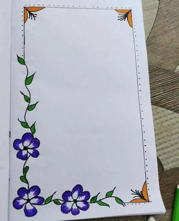 تزیین برگه آچار با مداد رنگی آسان + ایده‌ خلاقانه و ساده تزیین برگه آچار با مداد رنگی