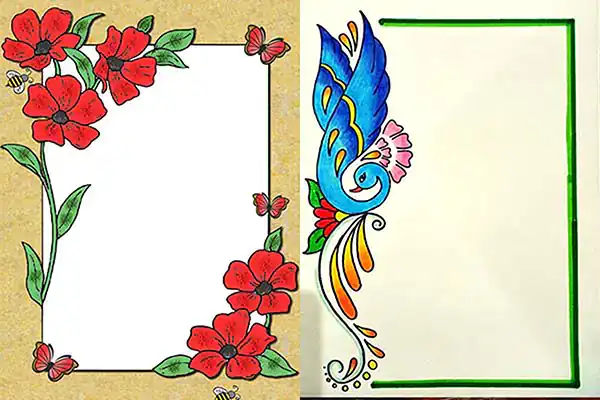 تزیین برگه آچار با مداد رنگی آسان + ایده‌ خلاقانه و ساده تزیین برگه آچار با مداد رنگی