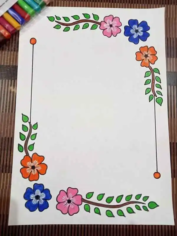 تزیین برگه آچار با مداد رنگی آسان + ایده‌ خلاقانه و ساده تزیین برگه آچار با مداد رنگی